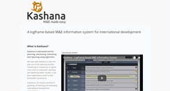 Desktop Screenshot of kashana.org