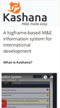Mobile Screenshot of kashana.org